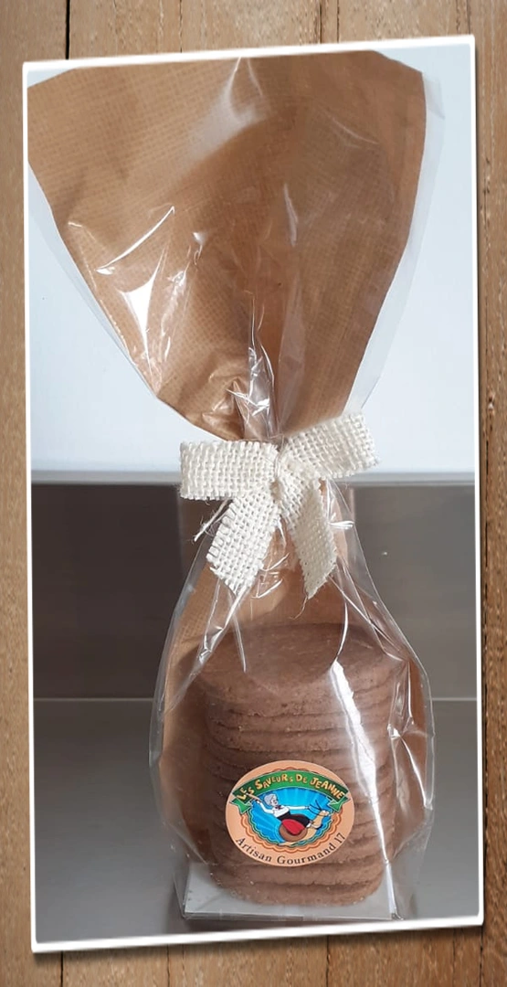 Sablés à la farine de sarrasin française et bio confectionnés à la main